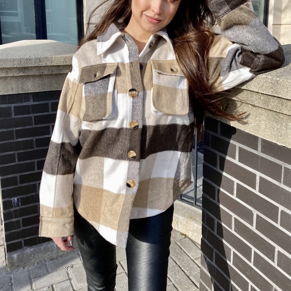 Plaid Shacket - Picture 2 of 3